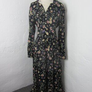 Vintage 90s Fredericks of Hollywood A-Line Maxi Dress  Women's Size 11/12